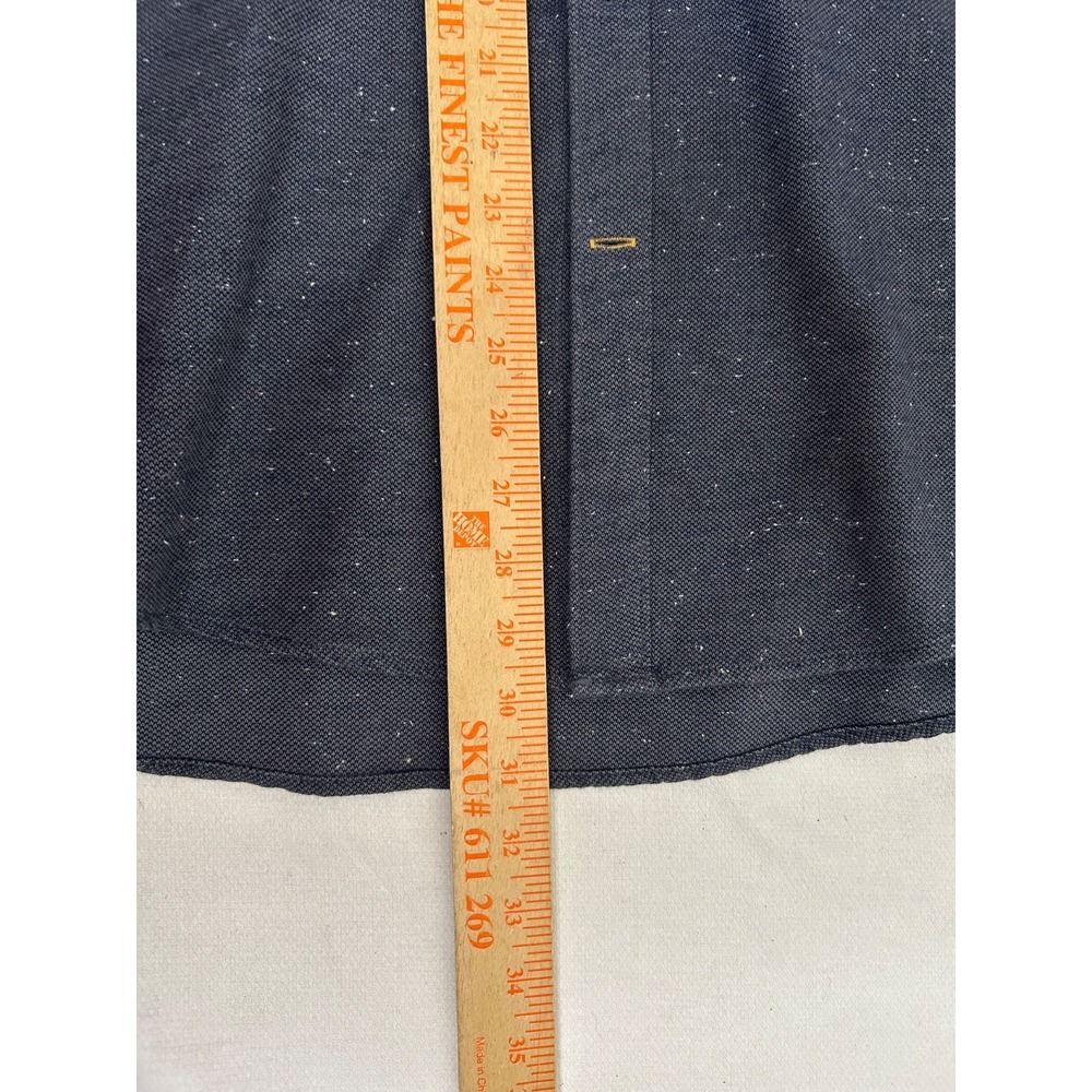 Barbour Blue Tailored Fit Hidden Button Down 2 Pocket Cotton Shirt Size M - Picture 6 of 14